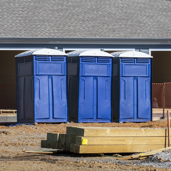 are there any restrictions on where i can place the porta potties during my rental period in Payson Arizona